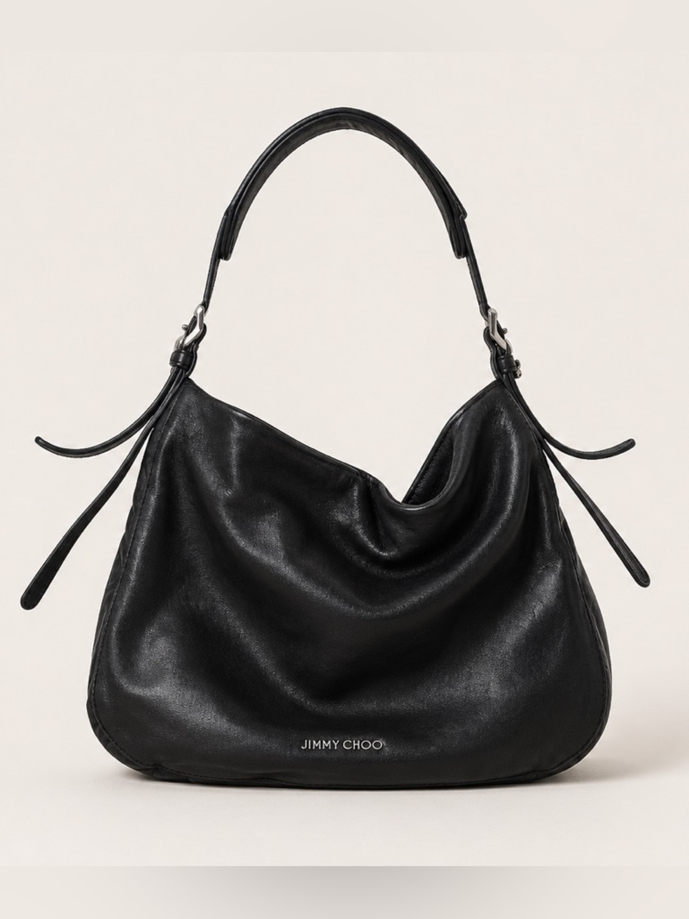 Jimmy Choo Classic Leather Hobo Handbag